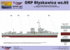 Mirage Hobby 840096 ORP Błyskawica wz.65 Okręt flagowy Marynarki Wojennej PRL MODEL SET 1/400